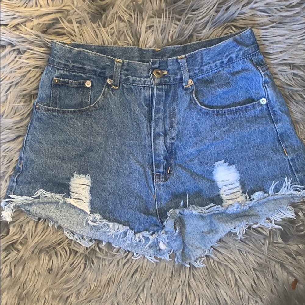 high waisted shorts